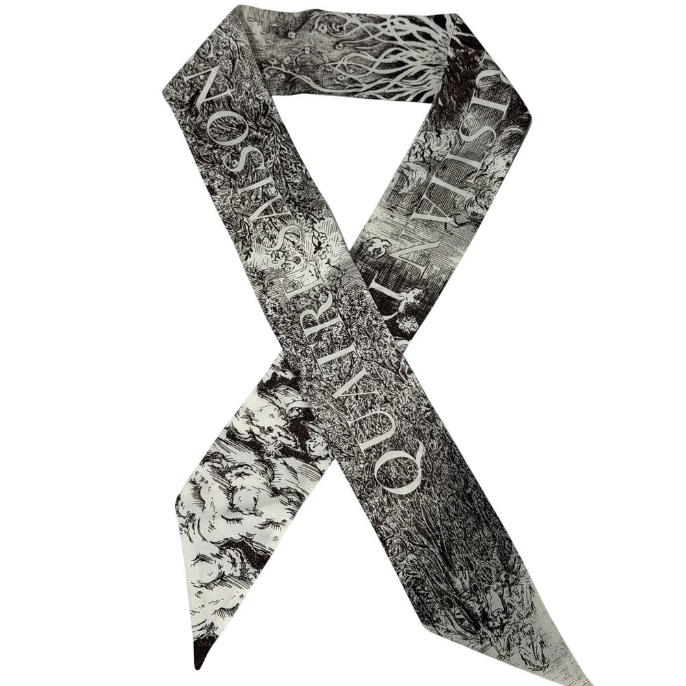 Christian Dior Toile de Jouy Sauvage Mitzah Scarf